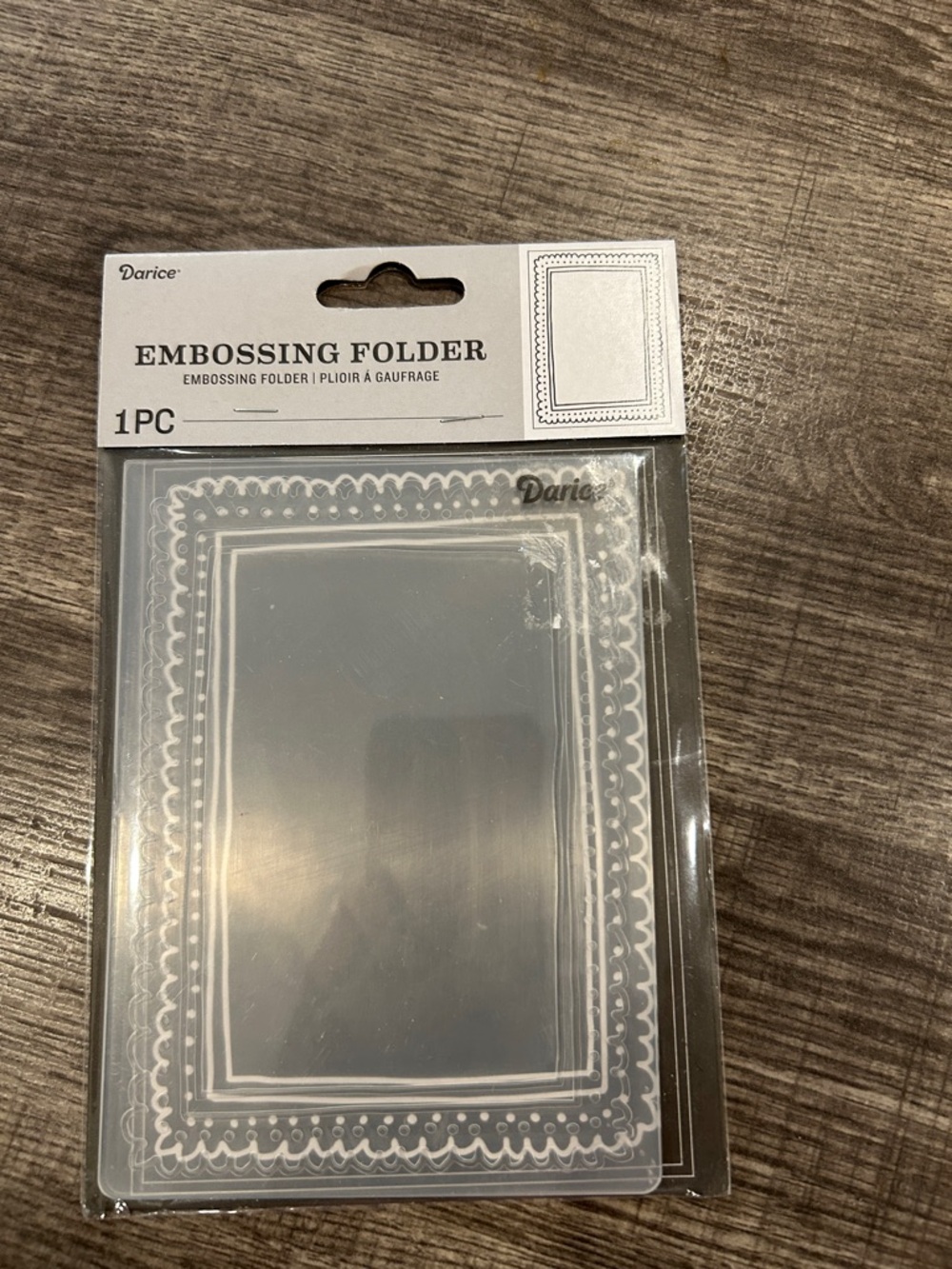 6 pack Darice Embossing Folder Collection - Assorted Floral & Animal Designs - Picture 4 of 7